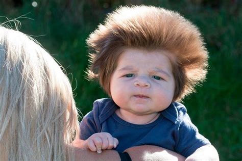 Meet 2 Month Old Baby With The Craziest Bouffant Hair Ever Baby Love