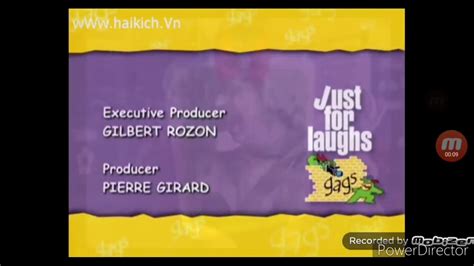 Just For Laughs Gags Credits 2007 Youtube