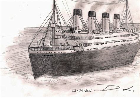 How To Draw The Titanic Titanic Step 2 Titanic Ship T Vrogue Co
