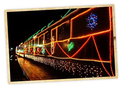 Train of Lights - Niles Canyon Railway Holiday Train | Holiday train, Holiday lights, Lights