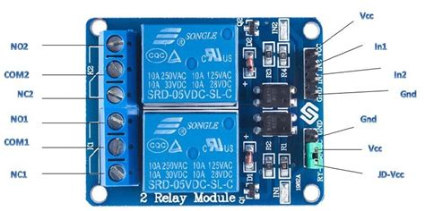 5v Dual Channel Relay Module Pinout Working Interfacing With Arduino Images