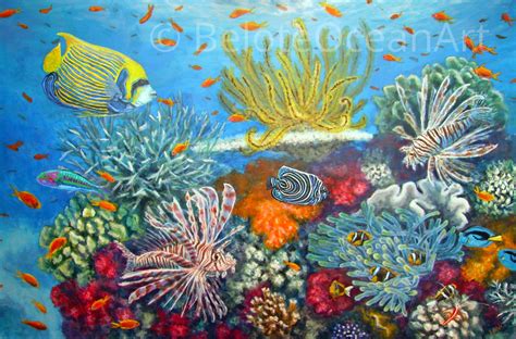 Underwater Coral Painting At Paintingvalley Com Explore Collection Of
