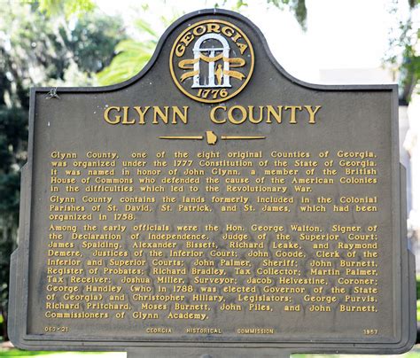 Glynn County Is Located In The Southeastern Part Of Georgia As Of The 2010