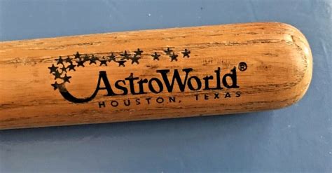 Astroworld Miniature Louisville Slugger 125 Wooden Bat Ebay