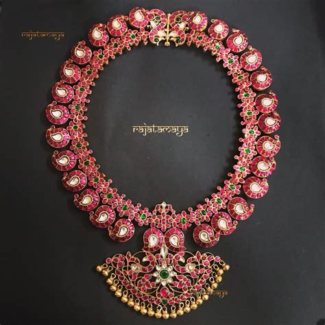 Pretty Mango Necklace From Rajatmaya South India Jewels