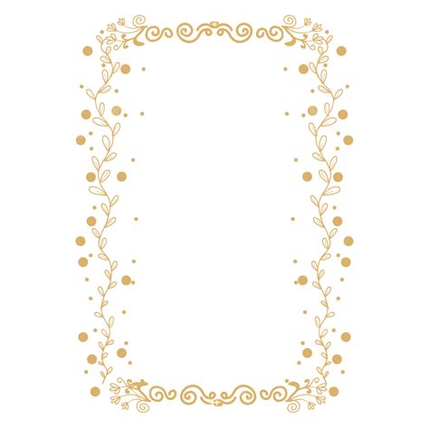 Luxury Wedding Invitation Png Image Luxurious Gold Of Wedding Invitation Border Border