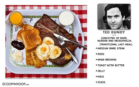 Last Meal Requests By Famous Criminals Before Their Execution