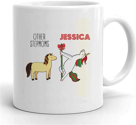 Amazon Com Stepmom Christmas Mug Personalized Stepmom Christmas Gift