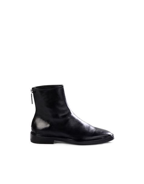 Jil Sander Ankle Boots Black Jilsander Shoes Leather Ankle