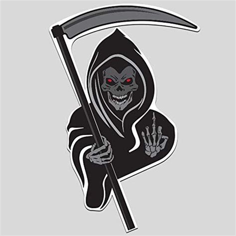 Gi Grim Reaper Decal Sticker Vinyl Grim Reaper Scythe Cars Etsy