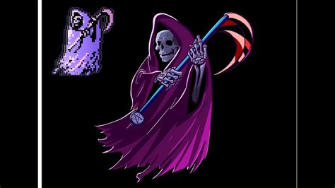 Speed Paint In Adobe Flash Castlevanias Grim Reaper Nes Version