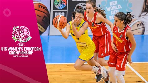 Romania V Montenegro Full Game Fiba U16 Womens European Championship Division B 2019 Fiba