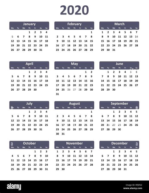 2020 And 2021 Calendar Editable Free Letter Templates