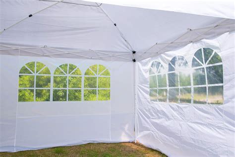 Pop Up Party Canopy Tent Gazebo Pavilion Adjustable Shelter 10 X 20ft