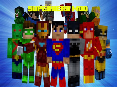 Superhero Mod For Minecraft Pe Apk For Android Download