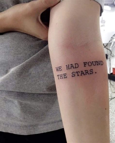 Can you get a tattoo with a quote on it? my tattoo on Tumblr