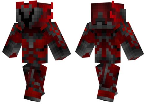 Red Armour Minecraft Skins
