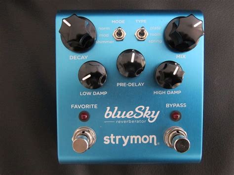 Strymon Blue Sky Reverb Effect Pedal Few Months Old As New Condition