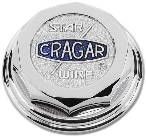 Cragar Star Wire Wheel Center Caps