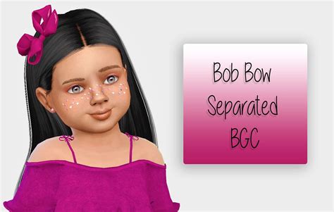 Sims 4 Toddler Stuff Bob Bow Separated Bgc Sp12 Sims 4 Toddler