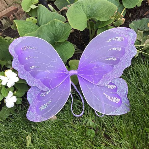 Lavender Fairy Wings Purple Butterfly Costume Baby Girl Etsy Wings