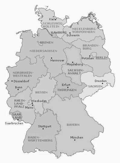 1 The 16 States Of The Federal Republic Of Germany Download