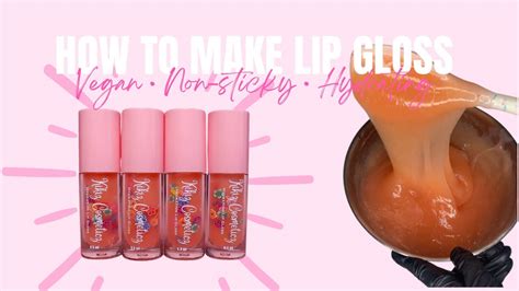 How To Make Lip Gloss In Depth Tutorial Kikiz Cosmeticz Vegan And Cruelty Free Flavored Lip