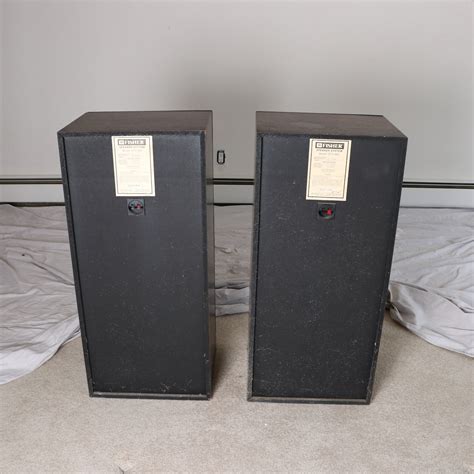 Vintage Fisher Stv 893 Floorstanding Speakers Ebth