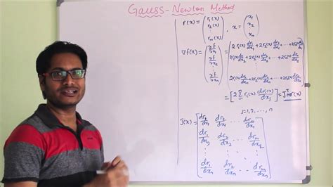 Lecture 50 Gauss Newton Method For NONLINEAR LEAST SQUARE PROBLEM