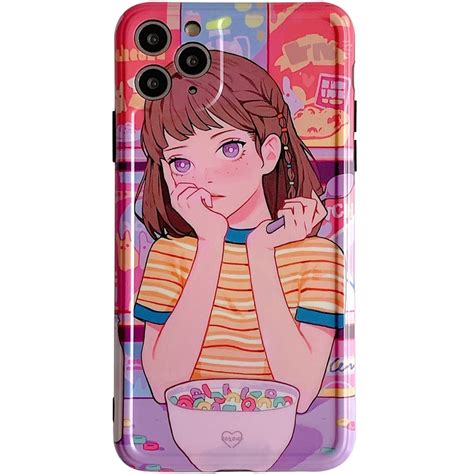Opt for soft or skin to accessorise your available options to perfectly fit iphone 12, iphone 12 pro, iphone 12 mini, iphone 12 pro max, iphone se (2020), iphone 11, iphone 11 pro. Cute Anime Girl Phone Case For IPhone Series | Love Me ...