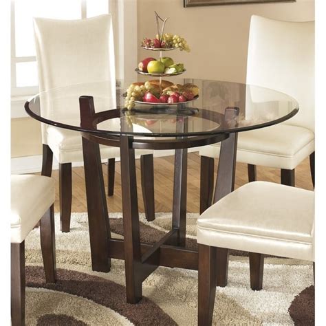 Ashley Furniture Round Dining Table Set Signature Design By Ashley Centiar 3 Piece Round