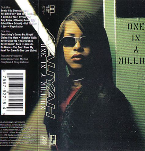 Aaliyah One In A Million Cassette Album At Discogs