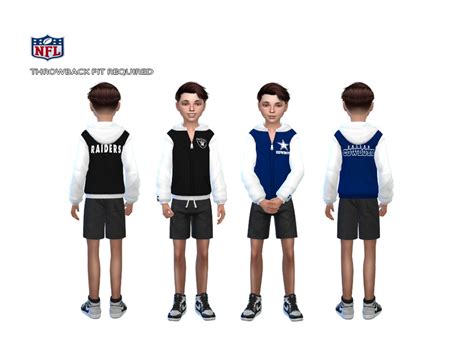 The Sims Resource Raiders And Cowboys Jacket For Child