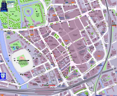 Uk service centre 7 days a week: CARDIFF MAP City Centre