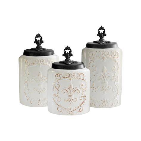 Best White Canister Sets For Kitchen Counter Home Vrogue