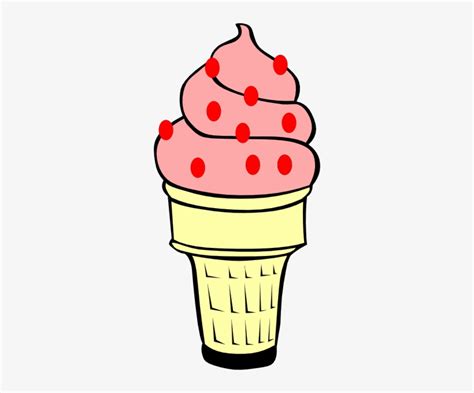 Ice Cream Scoop Clipart Png Strawberry Ice Cream Cone Vanilla Ice