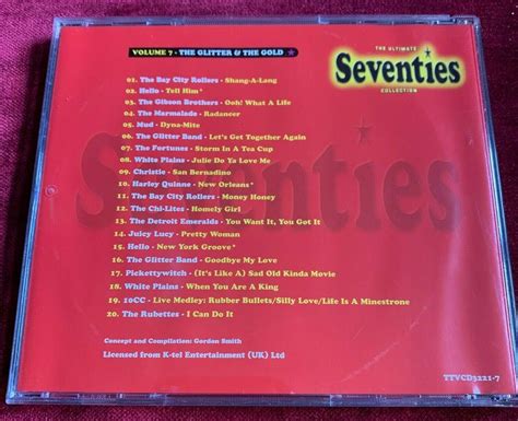 Ultimate Seventies Collection Volume 7 Glitter And Gold 20 Tracks 70s