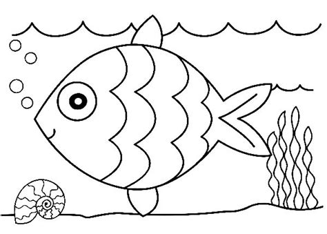 Rainbow Fish And Toddler Coloring Page Download Print Or Color