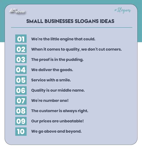 107 Best Slogan Ideas For Small Businesses And Sample Ideas Tiplance