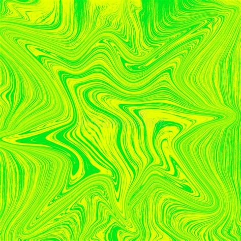 Liquid Marble Abstract Green And Yellow Cool For Use Stock