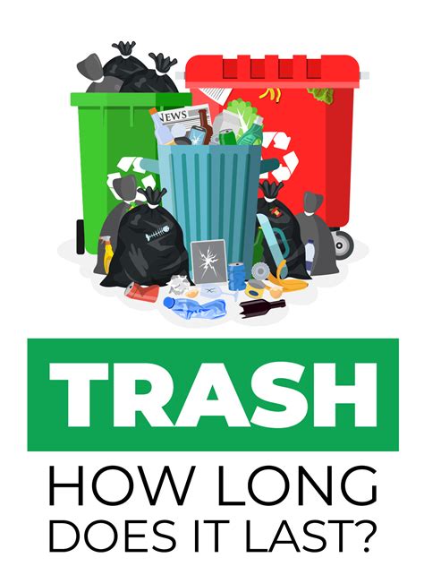 Trash How Long Does It Last Infographic Global Trash Solutions