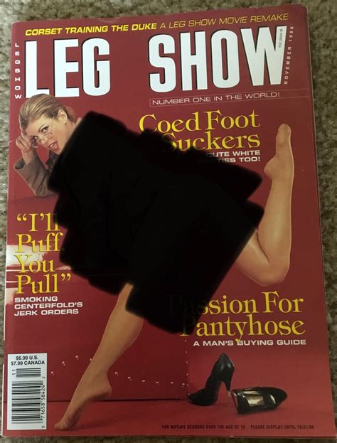 Leg Show November 1996 Etsy