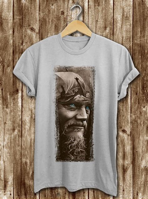 Vikings T Shirt Viking Ragnar Lothbrok Tshirt Travis Fimmel