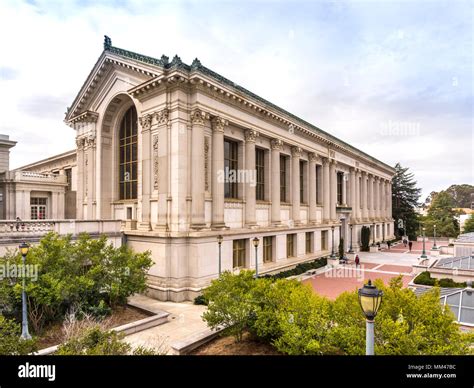 The University Library Building On The Uc Berkeley University Campus