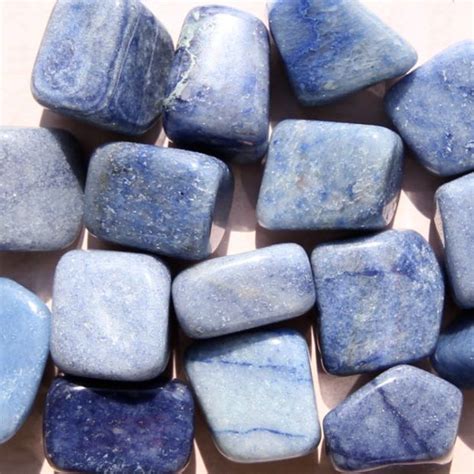 Blue Aventurine Crystals Grade A Natural Tumbled Polished Gemstone