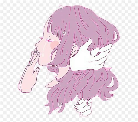 Hush Quiet Animegirl Japan Purple Tear Upset Desktop Backgrounds Anime
