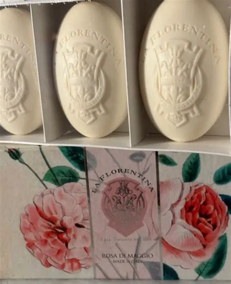 La Florentina Made In Italy Rosa Di Maggio 3 5 3oz Handmade Vegetable Soaps 19 93 Picclick