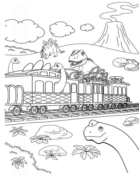 Get This Dinosaur Train Coloring Pages To Print Out 62771