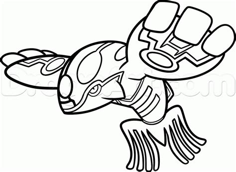 Kyogre Coloring Page Coloring Home
