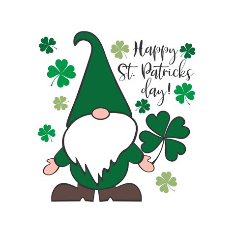 Happy St Patricks Day Svg Gnome Svg Saint Patricks Day Svg Etsy
